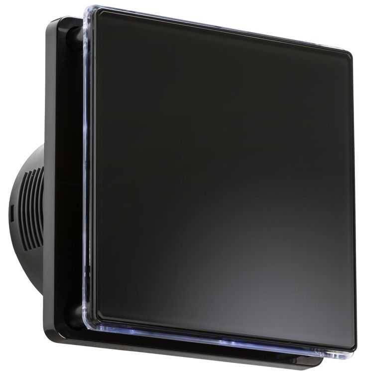 Extractor Fan LED Backlit Screen Black MLA