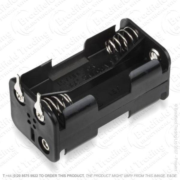 E11) Battery Holder 4xAAA Black