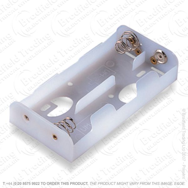 E11) Battery Holder 2xAA White