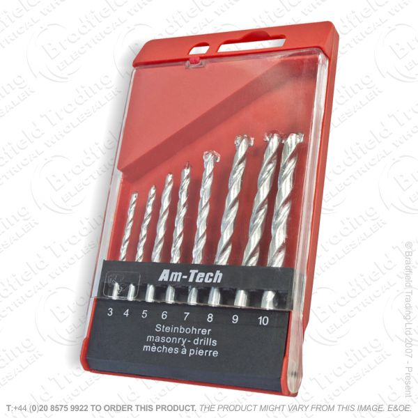 G29) Masonary Drill Bit Set 8pc AMTECH