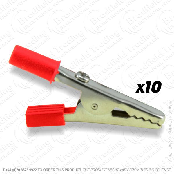 F19) Crock Clips Miniature red