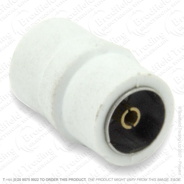 E31) Coupler Coax socket-socket *Sold SINGLE*