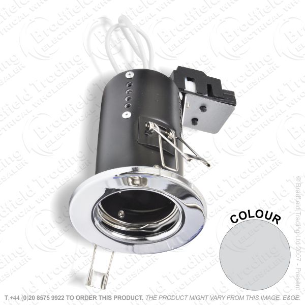 B30) GU10 Fixed Downlight Chrome SYLVANIA