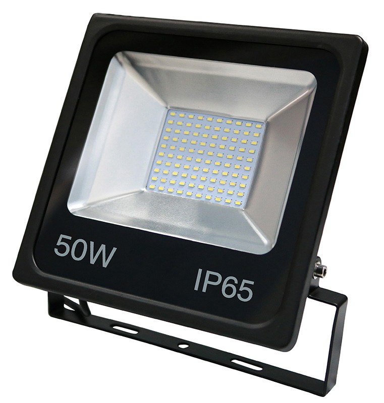 50W LED warmwhite SMD Floodlight Black REDARR