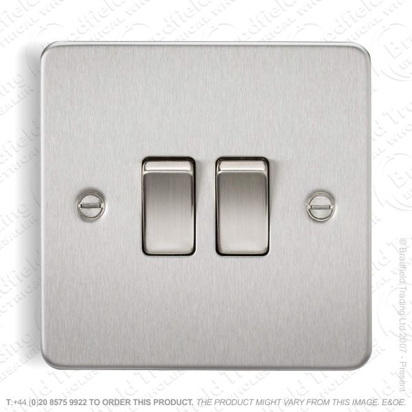 10a 2G 2W Light Switch Flat MLA