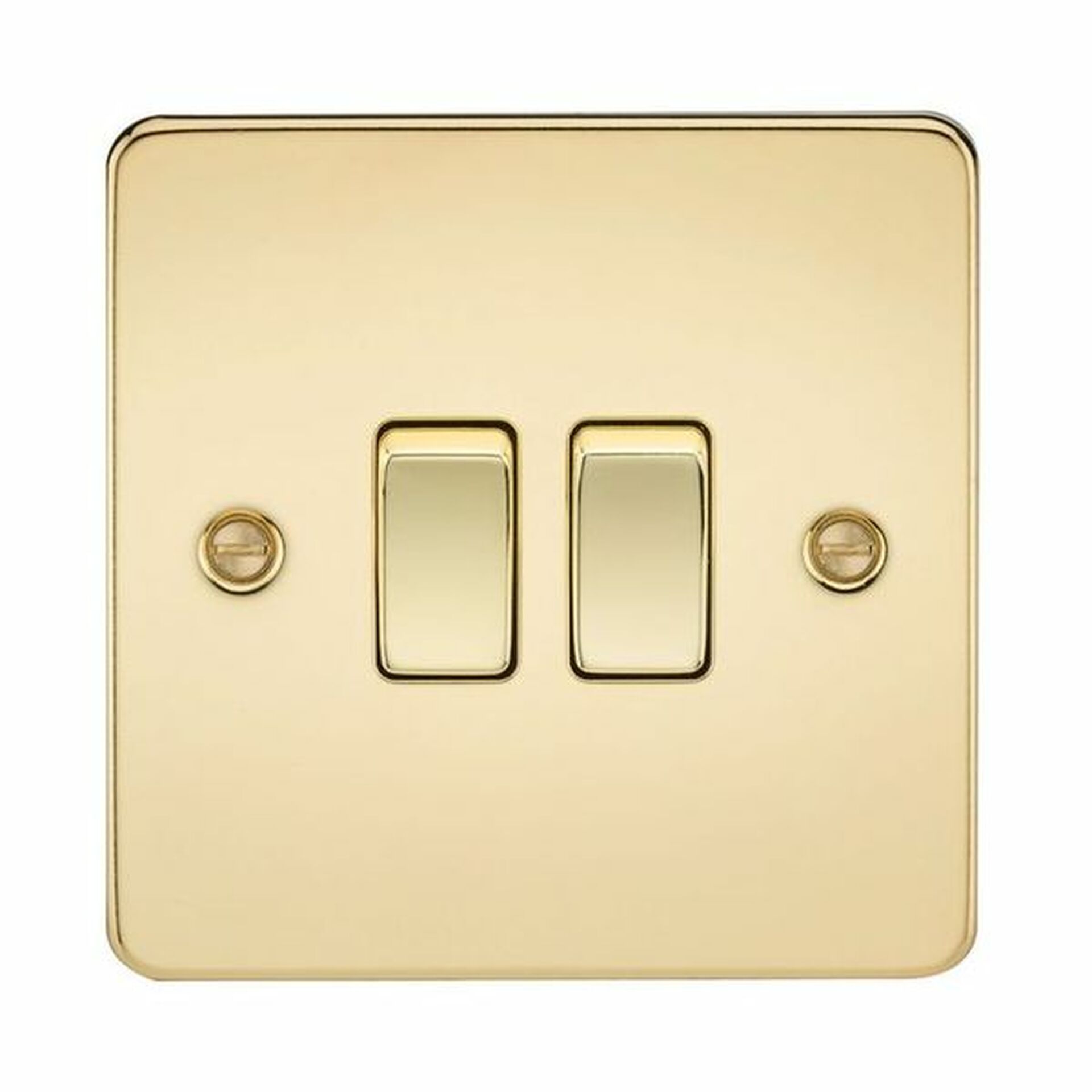 10a 2G 2W Light Switch Flat MLA