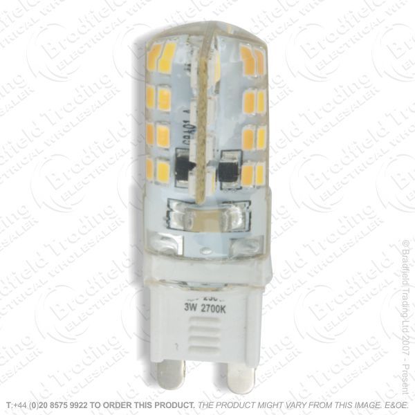 A47) 4W G9 Cap Bulb WW LED 27k 250lm Dim KNI