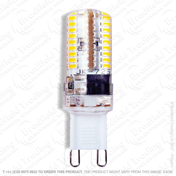 A46) 4W G9 Cap Bulb WW LED 27k 370lm KNI