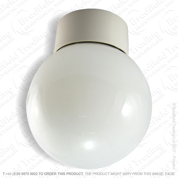 B14) Fitting Sphere GLS Opal 140mm 60W IP33