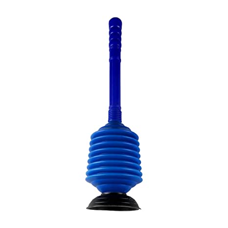 Sink Drain and Toilet Plunger Blue STHELENS