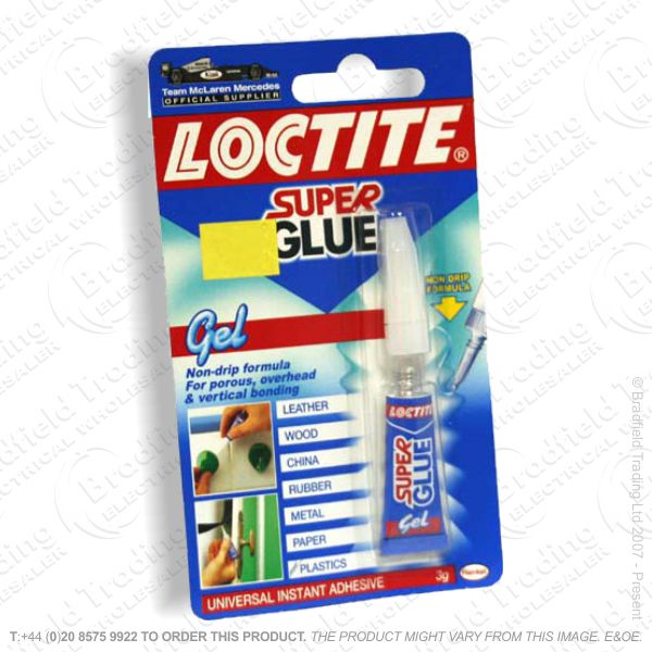 G12) Super Glue Ultra GEL 3g LOCTITE