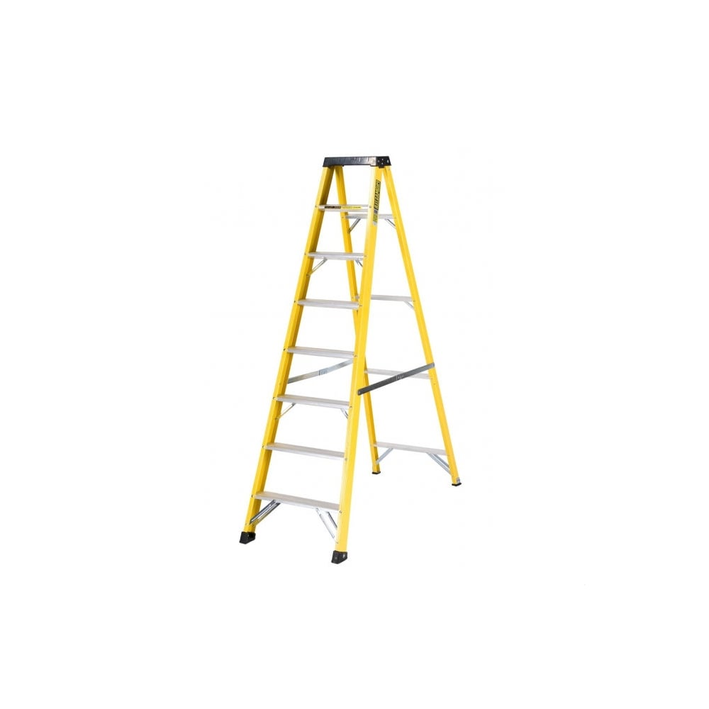 8Step Ladder Glassfibre Swing back steps