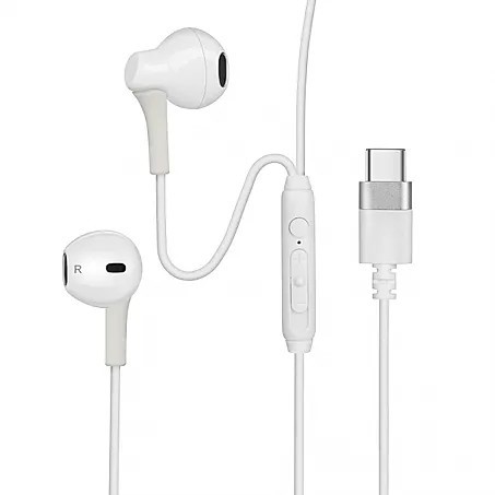 Digital Buds USB-C Earphones w Mic Wh GROOVE
