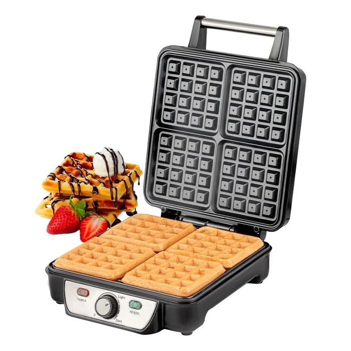 Waffle Maker 4 Slice 1100w GEEPAS