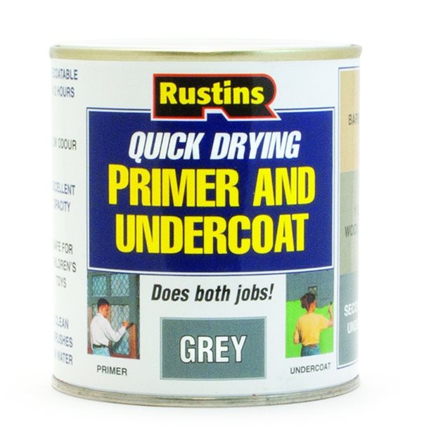 Grey Primer/Undercoat 250ml RUSTINS
