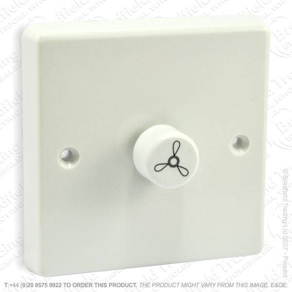 I27) Fan Rotary Dimmer 250w white