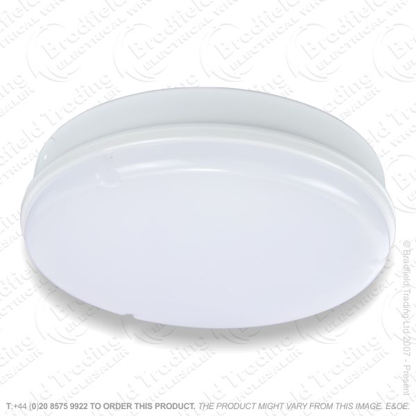 B15) 15W 2D LED Emergency Fitting Round 4000k