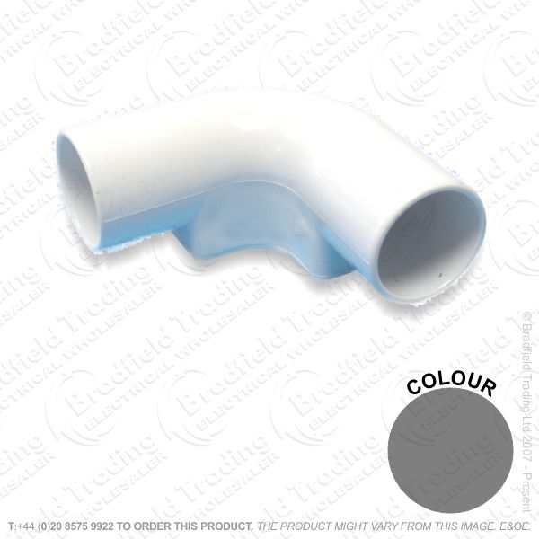 H17) Conduit PVC Inspection Elbow 20mm blac