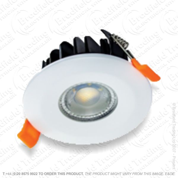 Downlight LED 6W 22-3k 36* Dim 450lm IP65 Wh