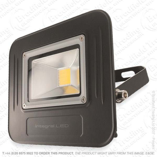 Black LED Floodlight 20W IP67 Super Slim