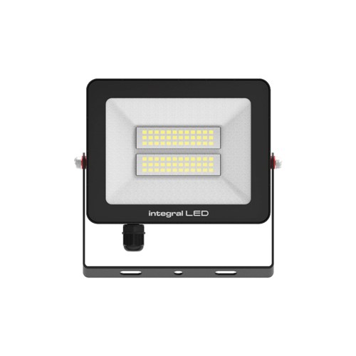 LED Floodlig 30W 4k IP67 Black INTEGRAL