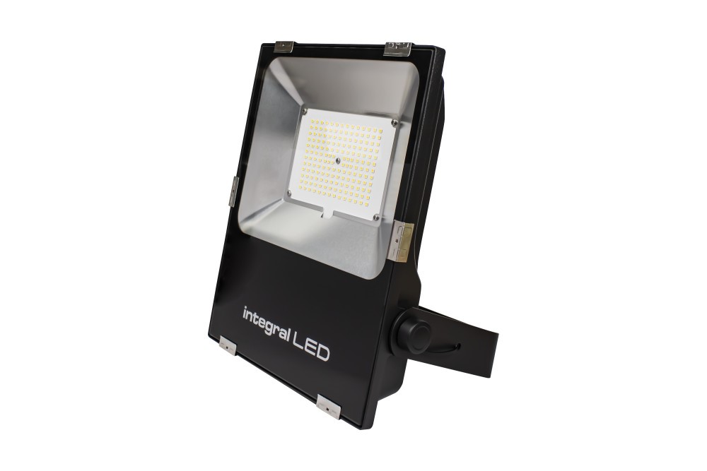 LED Floodlig 100W 4000k IP66 Black INTEGRAL