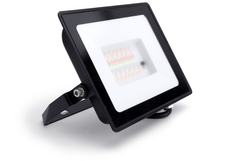 LED Floodlight 30W RGBW Black INTEGRAL