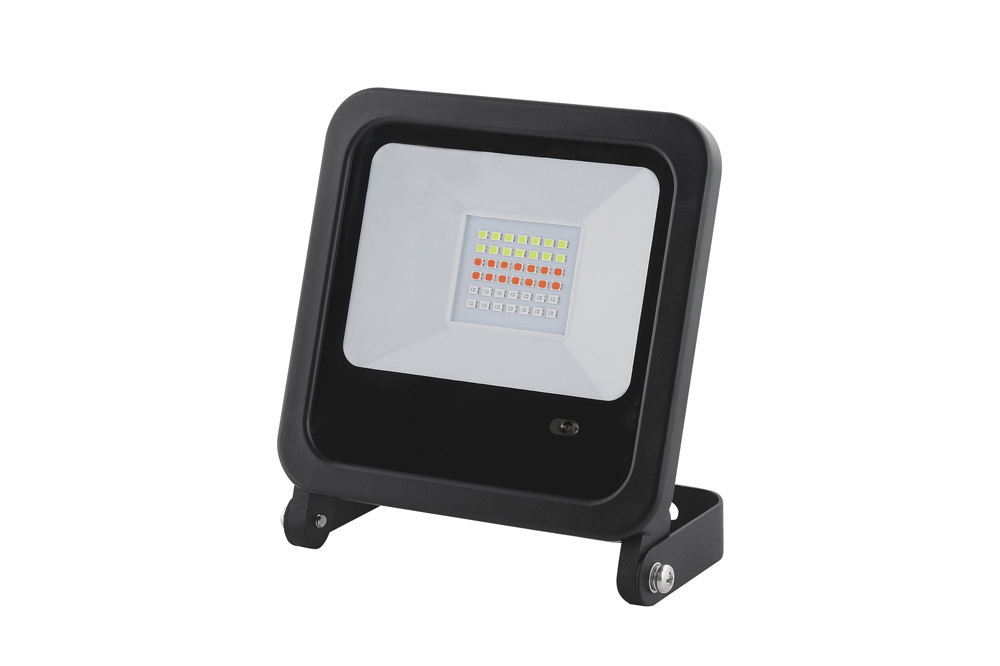 LED Floodlight 30W RGBW Black INTEGRAL