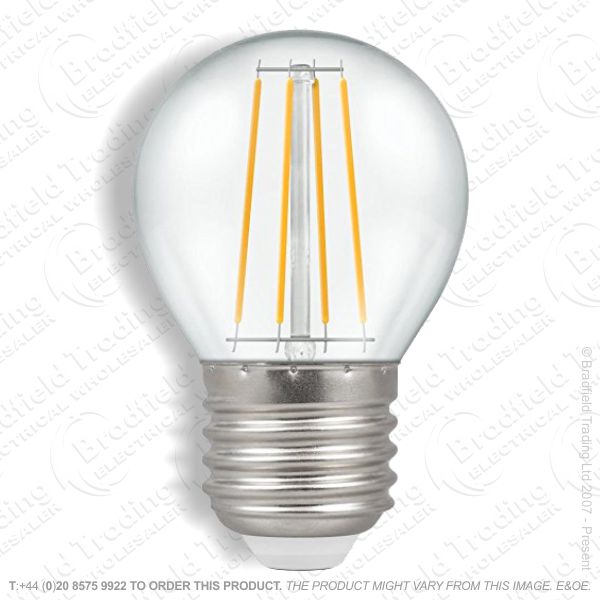 A31) 4W Golf Clear ES LED Filament 27k 420lm