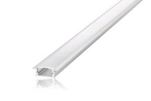 LED Recessed Profile 2M Frosted 23x8mm INTEGR