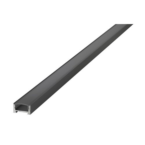 LED Surface Profile 2M Black W16 D8 INTEGRA