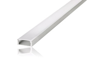 LED Strip Surface Profile 2M Frosted 18mm
