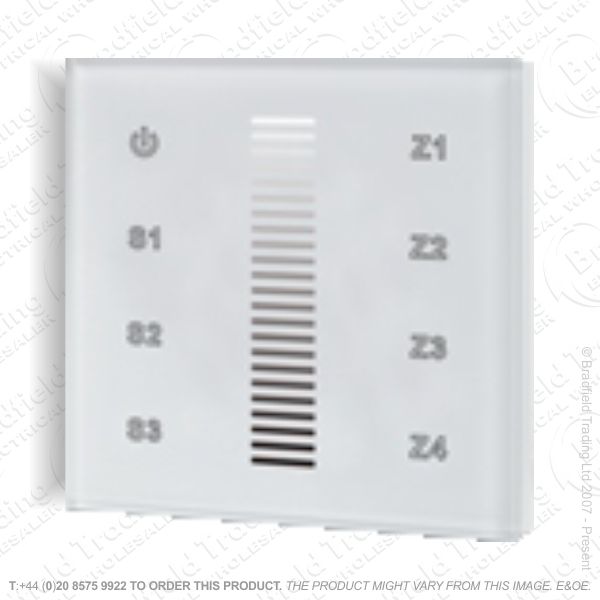 RF Touch Wall Single Control Dimmer 4Zone