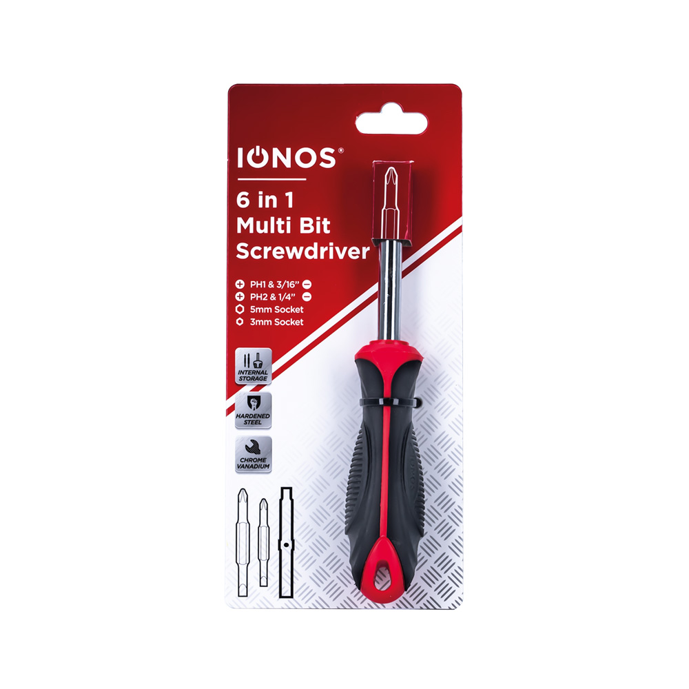 Screwdriver 6in1 Reversible Box of 10 IONOS