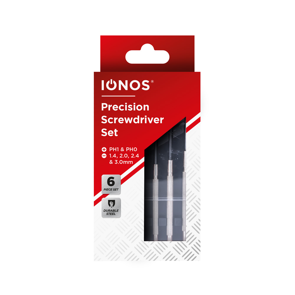 Presicion Screwdriver Set 6pc IONOS