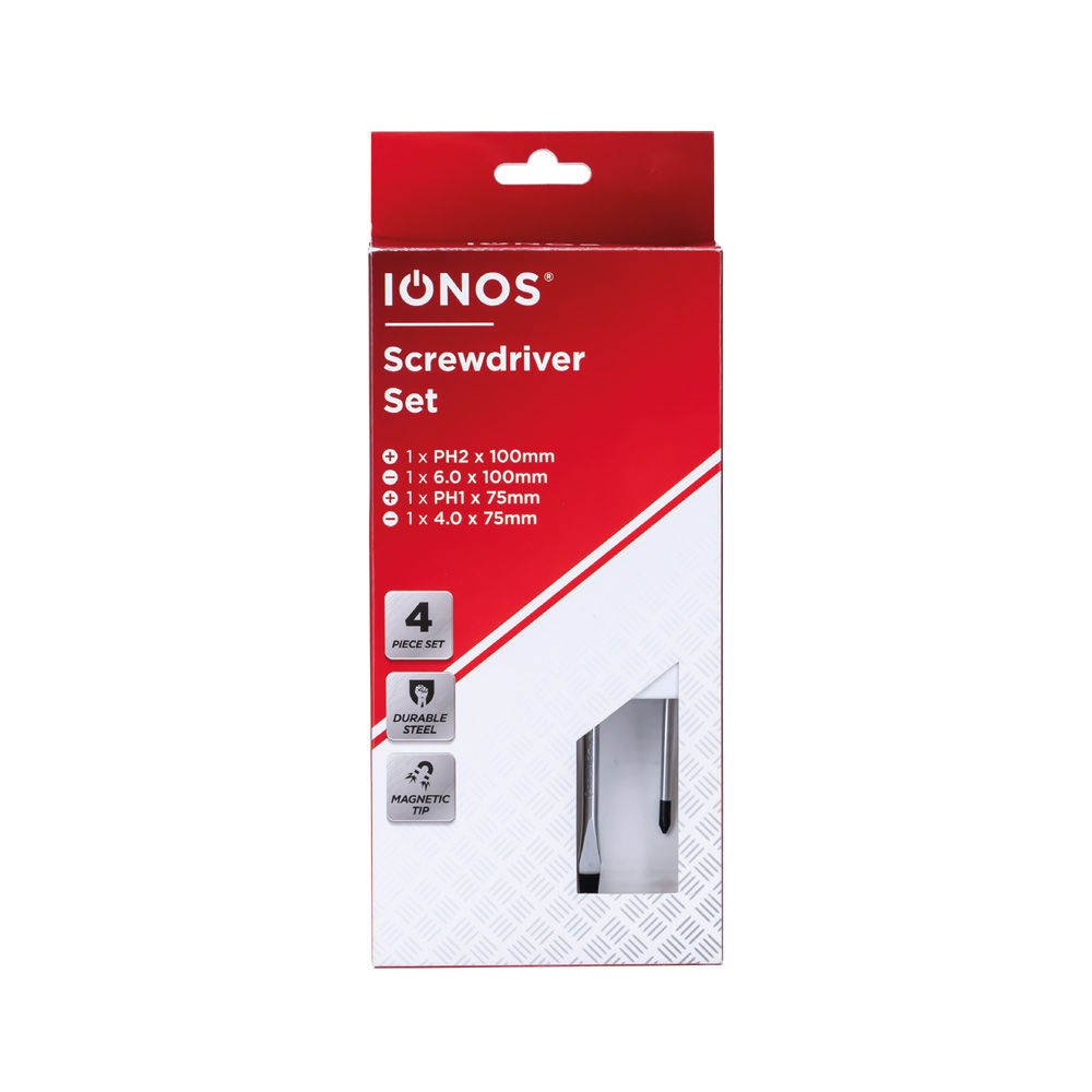 Screwdriver Set 4pc IONOS