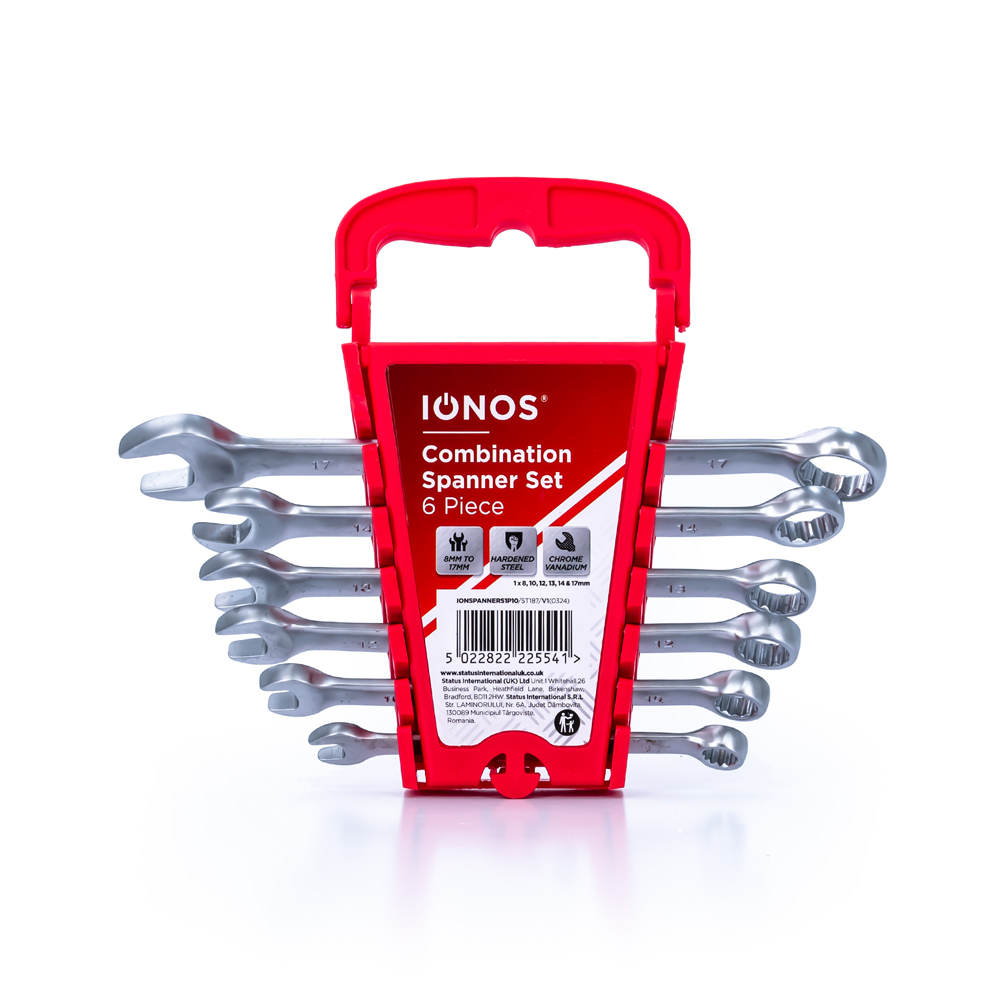 Combination Spanner Set 6pc 8-17mm IONOS