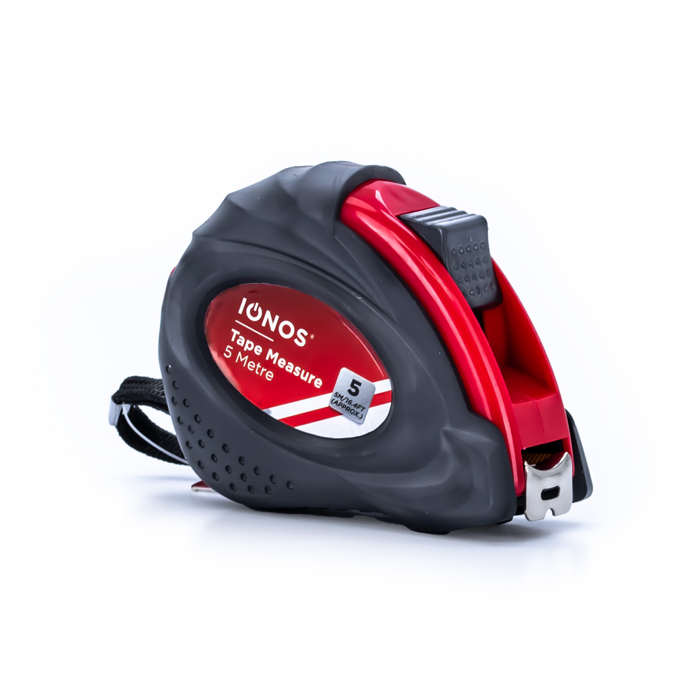 Tape Measure 5M 19mm Red IONOS