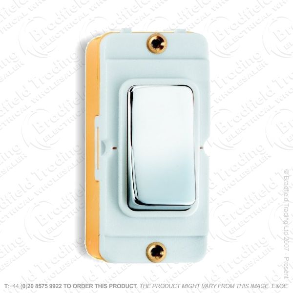 I45) Grid Switch Bright Chrome WI 2w 20A