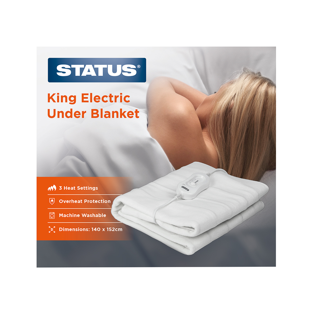 King Size Bed Size Electric Blanket 120w STAT