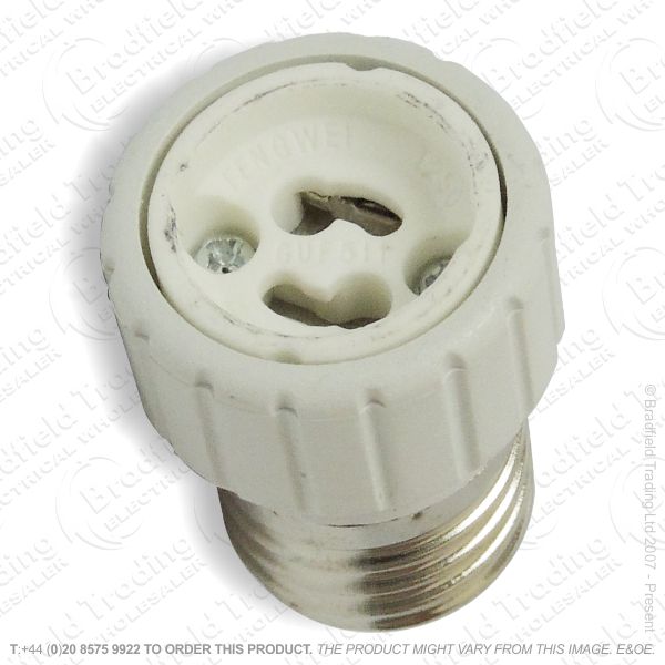 B05) Adaptor ES Plug GU10 Socket