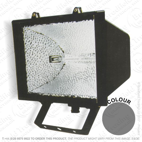 B20) Flood Light Fitting 400W 500W Black FL02