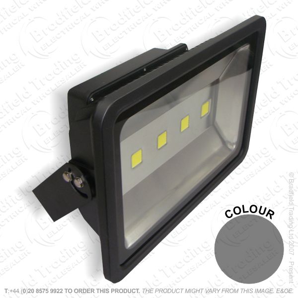 B20) Black LED Floodlight 200W IP65 16000Lm