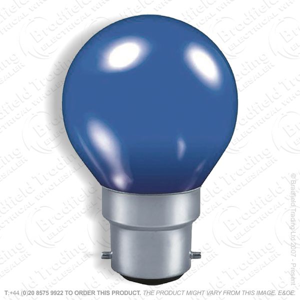 A33) LED Golf Round 45mm 1W BC blue PROLITE