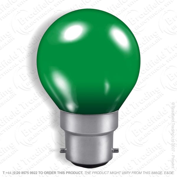 A33) LED Golf Round 45mm 1W BC green PROLITE
