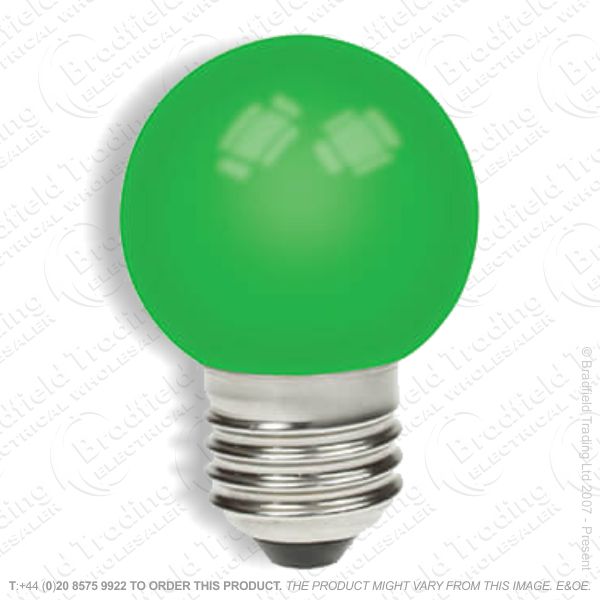 A33) LED Golf Round 45mm 1W ES Green PROLITE