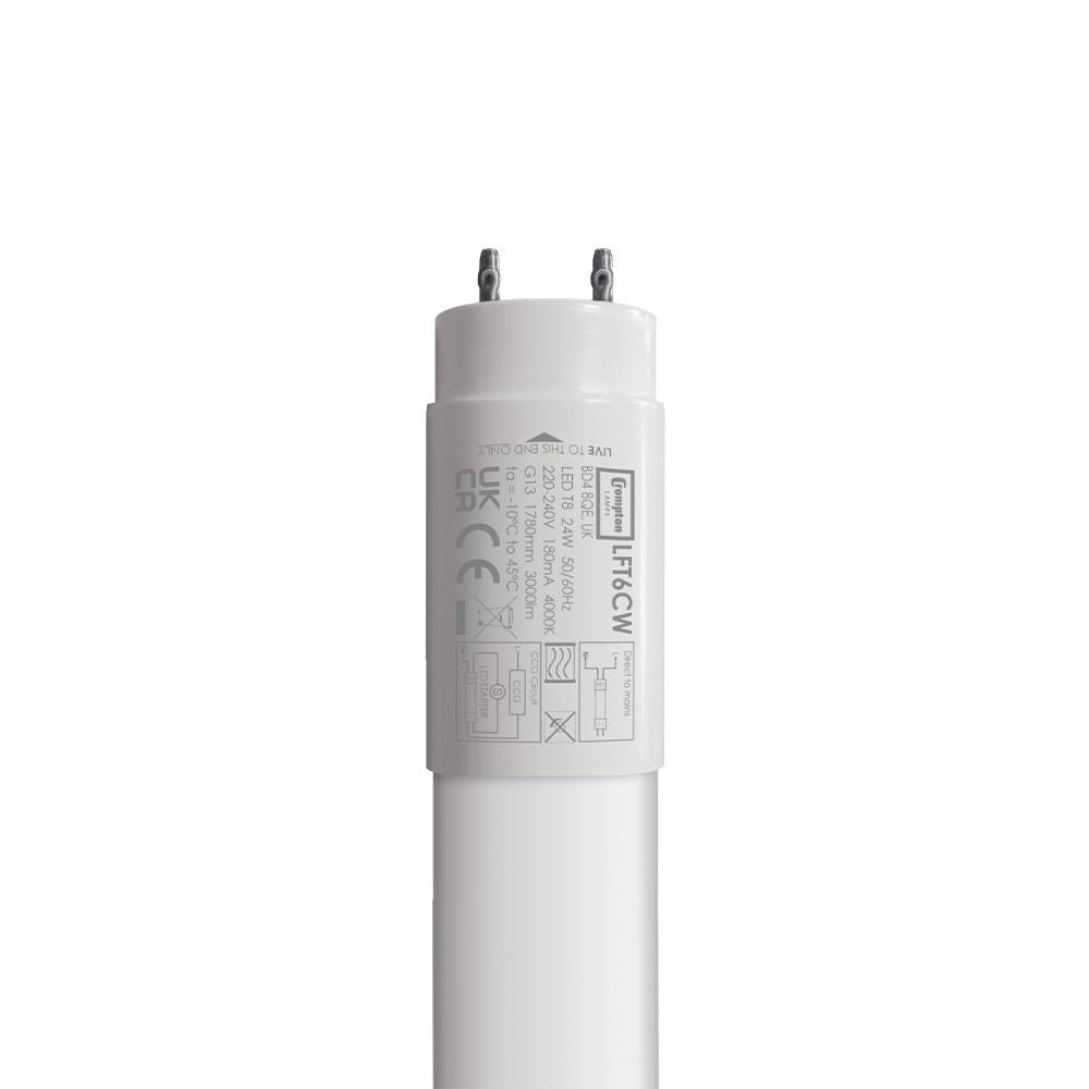 LED Tube 28W 4k 6ft Coolwhite CROMPTON