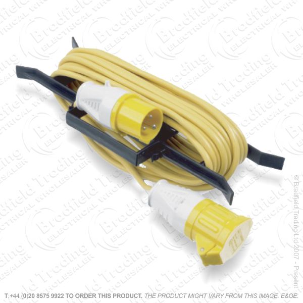 F07) Extension Lead 110v 16A 15m Yellow BG