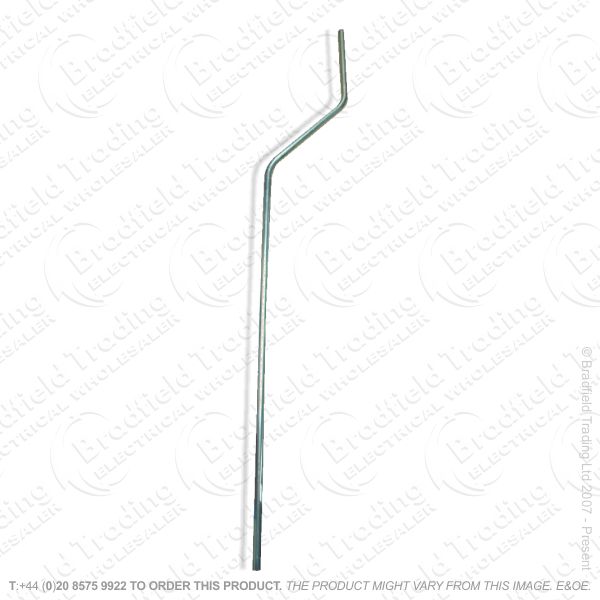 E34) Aerial 6ft Alloy Cranked Pole