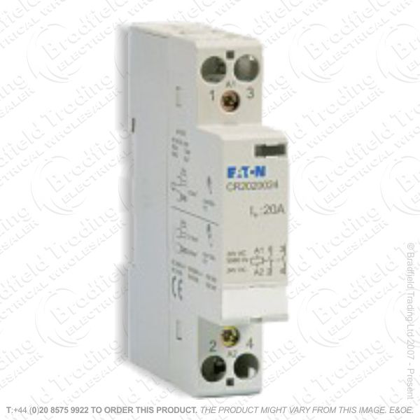 H33) Contactor 20A 2pole AC1 240v 4KW